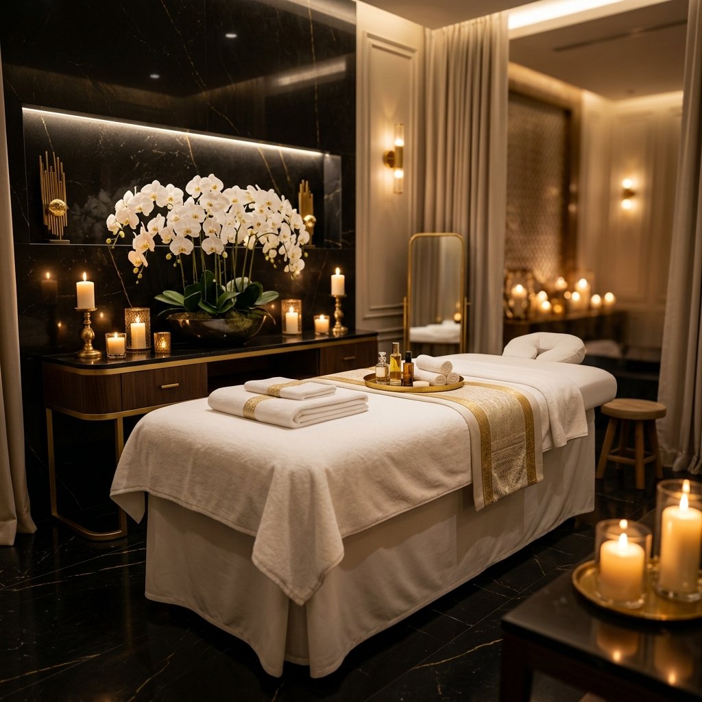 Massage therapy room at Mango Spa